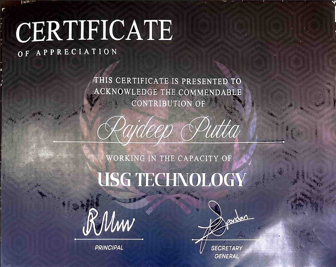meridian mun 2026 certificate of appreciation